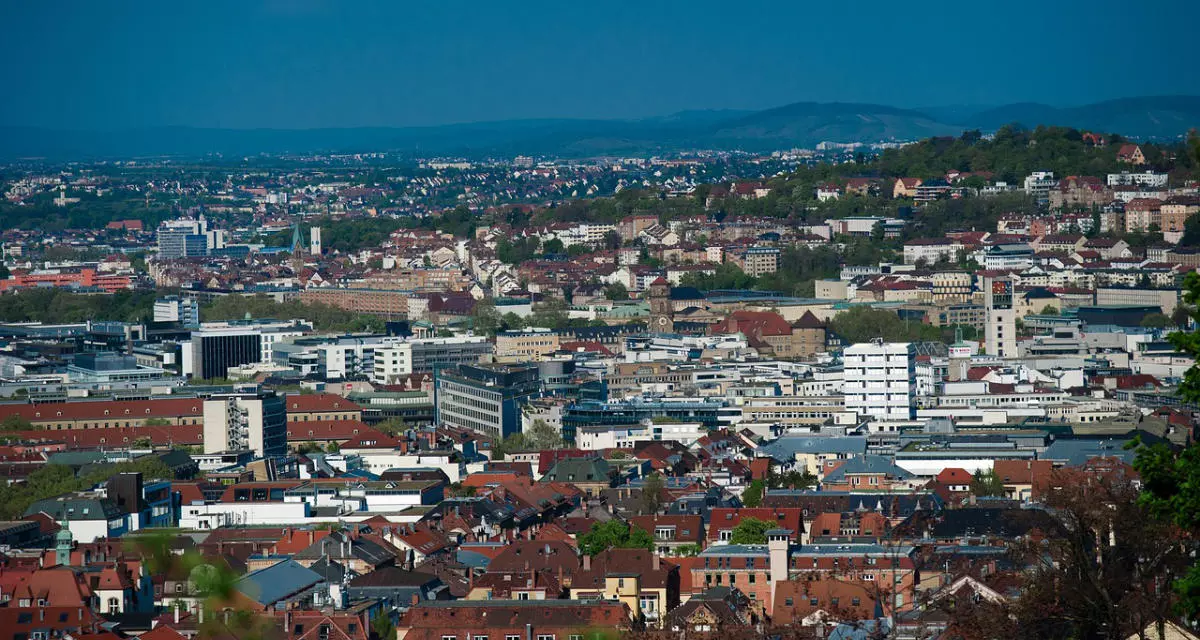 Blick auf die Stuttgarter Innenstadt