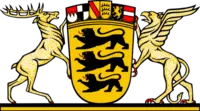 Landeswappen von Baden-Württemberg.