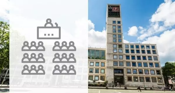 Rathaus in Stuttgart, Grafik Gemeinderat. Grafik via Canva.