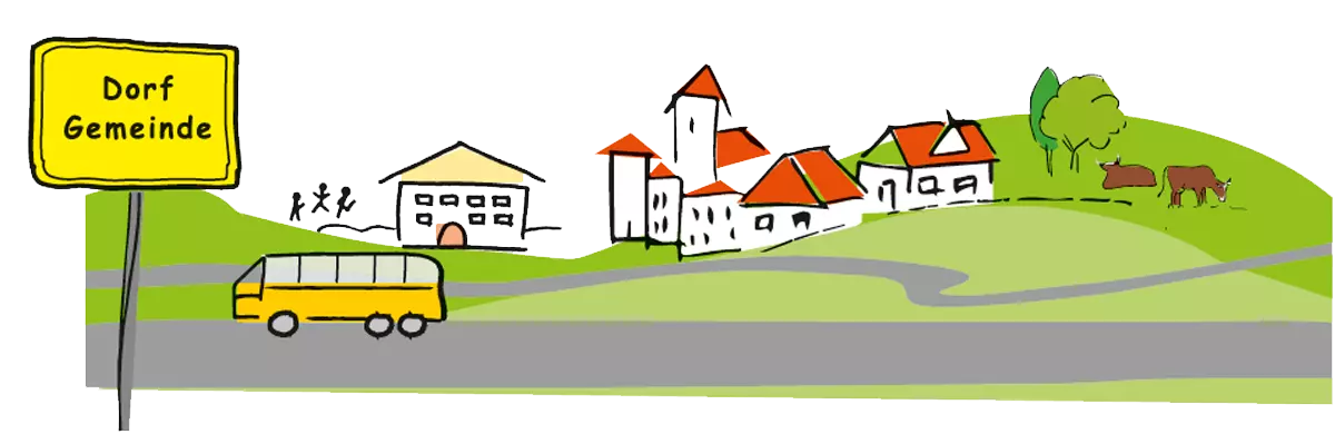 Gemeinde. Grafik: Tamara Dubinin